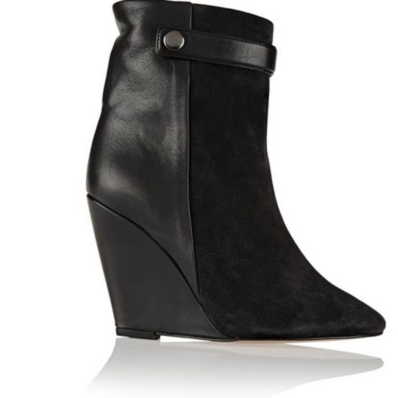 ISABEL MARANT Purdey Wedge Booties - Picture 1 of 9